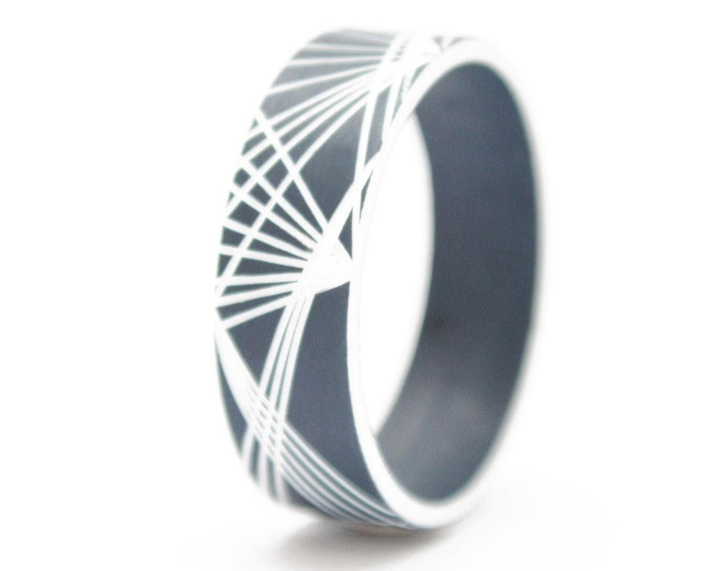 addon acétate anthracite/blanc "esquisse"