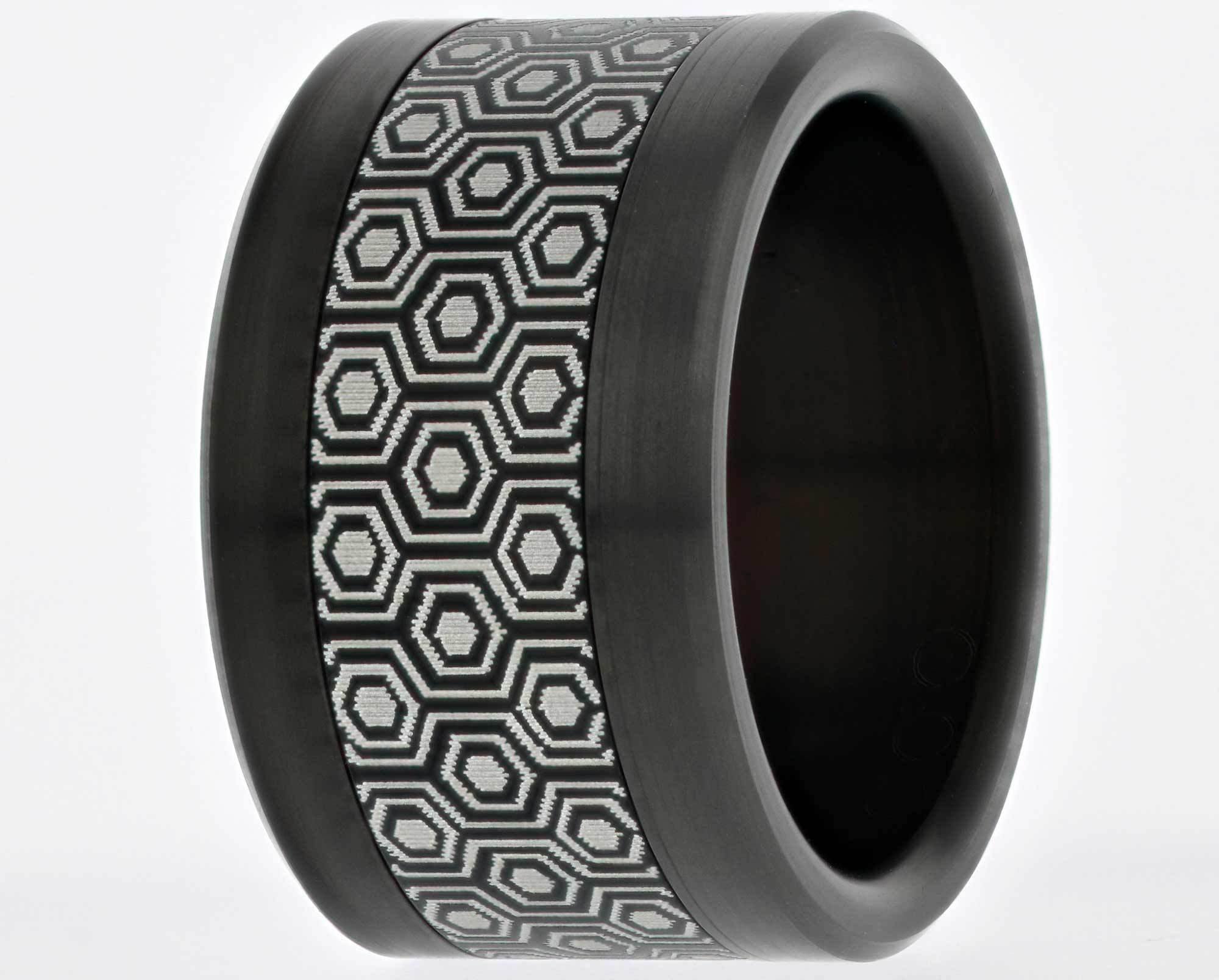 Addon aluminium noir "Hexa"