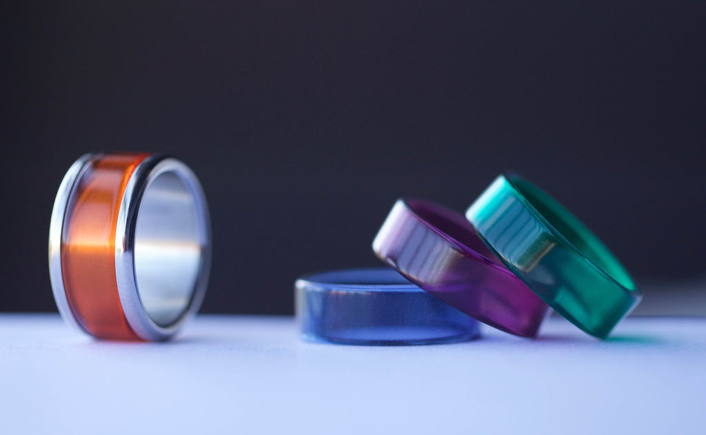 pack "Nature", 4 addons translucides : émeraude, aubergine, brique et navy